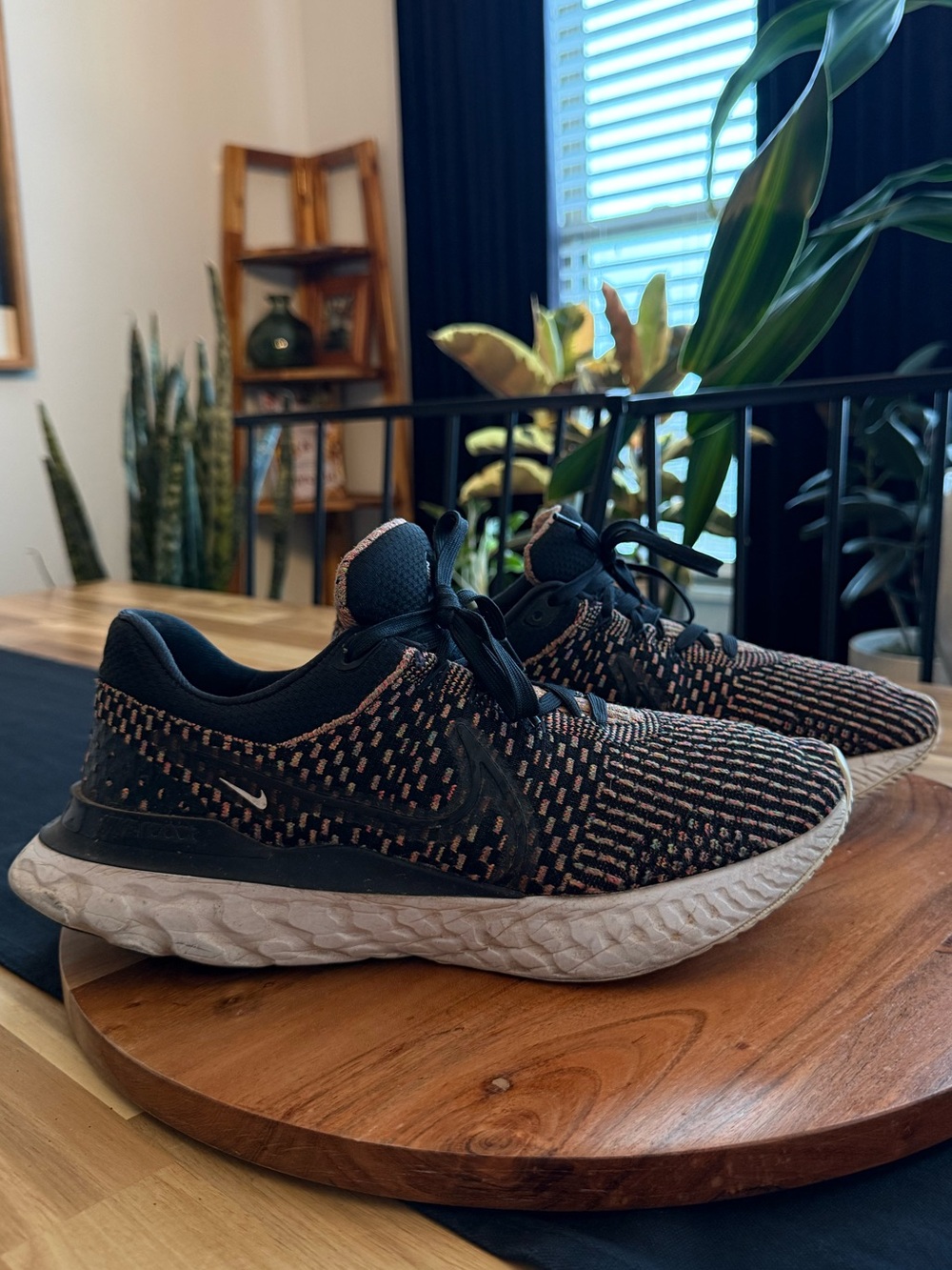 Nike React Infinity Run Flyknit 3 'Black Multi' Men’s Athletic Shoe